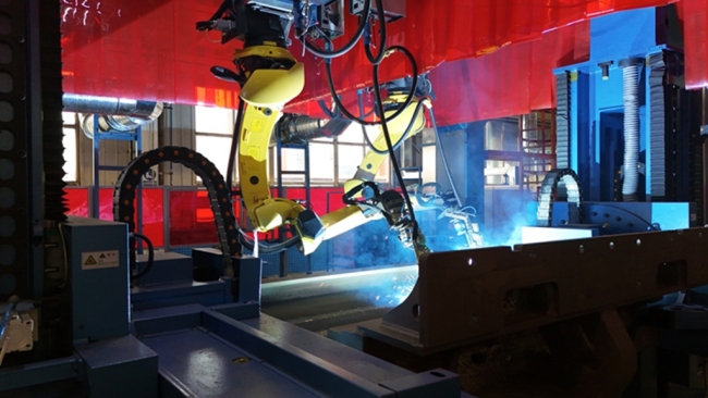 国内首创！神南产业公司超大型中部槽智能增材生产线试运行