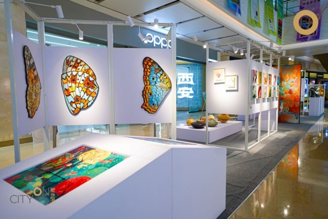 百件毕设作品走进商圈 “City吸引力·艺术发光体”在西安熙地港启幕
