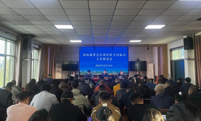 眉县汤峪镇召开近期重点工作会暨常态化帮扶促乡村振兴工作推进会