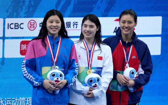 中国游泳队奥运名单“缩水” 女子项目3名将落选
