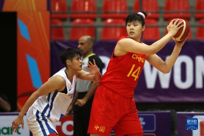 女篮亚洲杯小组赛：中国队胜中国台北队