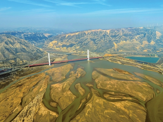 冬日黄河风景美