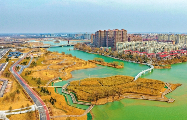 荒地变湿地 环境美如画