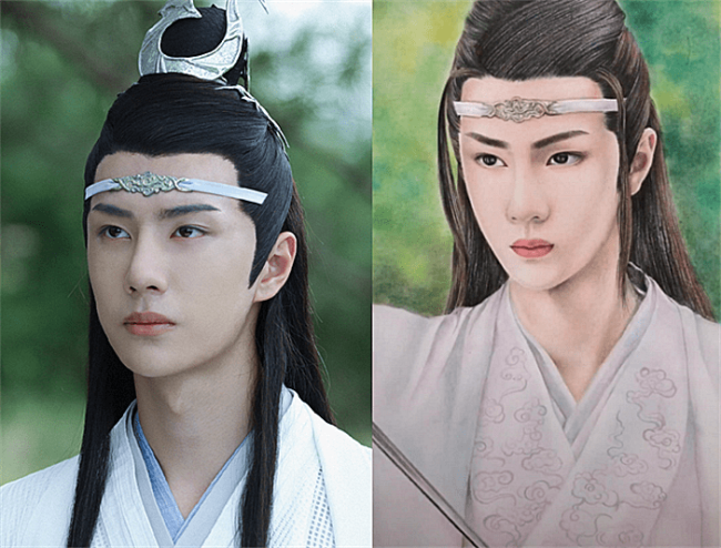 "古装四帅"遇上学霸美术生,蓝忘机,陆绎还行,看到"润玉版"敖丙沦陷了