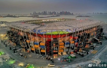 974球场结束了本届世界杯的所有比赛 卡塔尔已经开始拆球场了