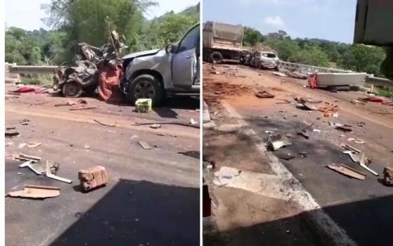 巴西中部17车连撞事故：3人死亡，至少10人受伤