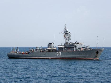乌军称摧毁俄黑海舰队一扫雷舰 或影响俄海军行动能力