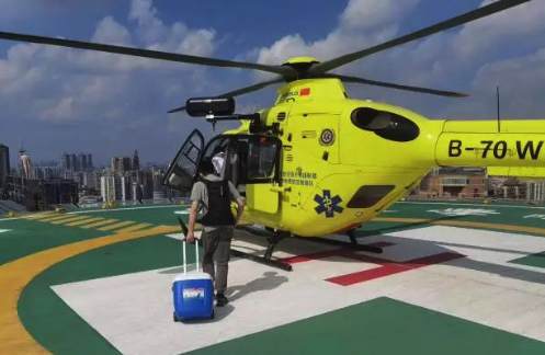 医院用直升机移送肺源给73岁老人做手术引争议，多方回应