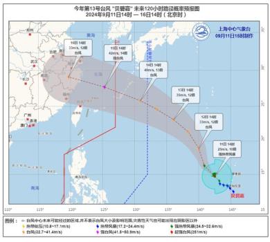 台风“贝碧嘉”秃顶了 中秋华东风雨来袭