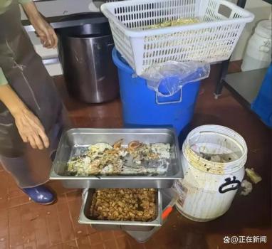 月餐费一千四学校食堂疑似饭菜有虫 家长发现过期食品引发担忧