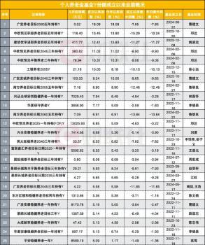 养老目标基金Y份额两周年，有产品规模2400元出头，半数产品亏损 业绩分化显著