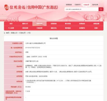 大麥不履行應(yīng)盡義務(wù)被罰沒73萬元 違規(guī)演出受重罰