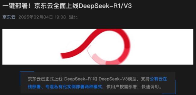 DeepSeek徹底火了,，幾大云巨頭官宣接入 開源生態(tài)加速形成