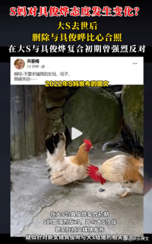 S媽曾強(qiáng)烈反對大S與具俊曄在一起 刪除合照引熱議