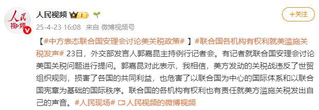 美经济学家在安理会谈美国滥施关税 违反世贸规则