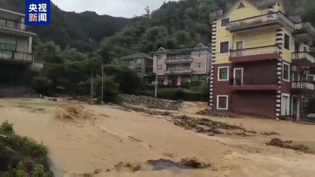 強(qiáng)降雨致浙江衢州部分鄉(xiāng)鎮(zhèn)受災(zāi) 山洪泥石流來(lái)襲