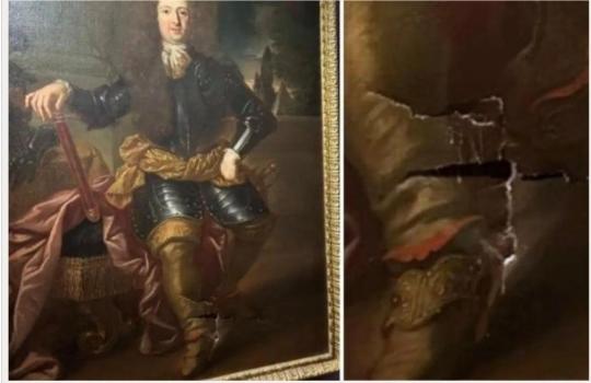 男游客自拍打卡撞破百年名画 博物馆将出台限制措施