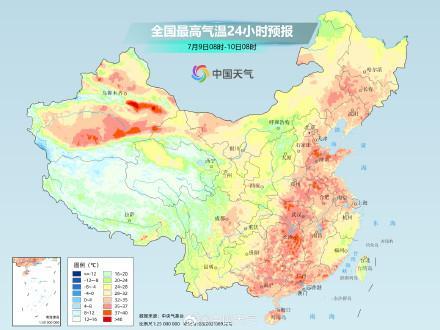 山東河南將再度成為高溫核心 炎熱程度7月罕見
