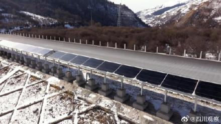 川西一高速铺上“电热毯” 告别封路困扰