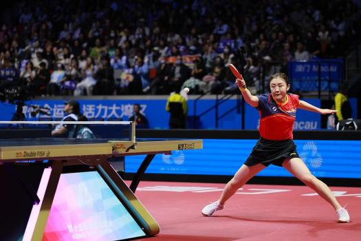 陈梦14比12蒯曼 激战晋级四强