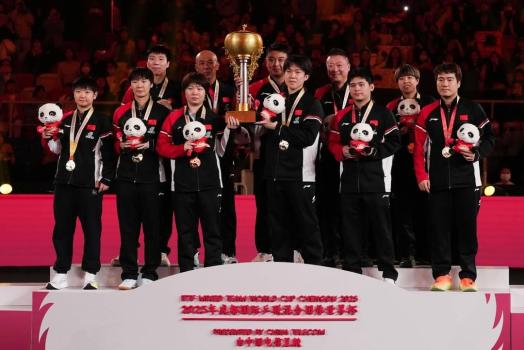 王励勤表扬林诗栋 逆转取胜助国乒夺冠