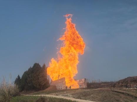 西南油气田新年首口百万方气井诞生 蓬莱气田迎高产