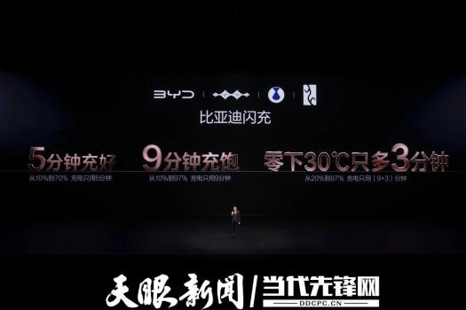比亚迪发布第二代刀片电池及闪充 充电5分钟续航超70%