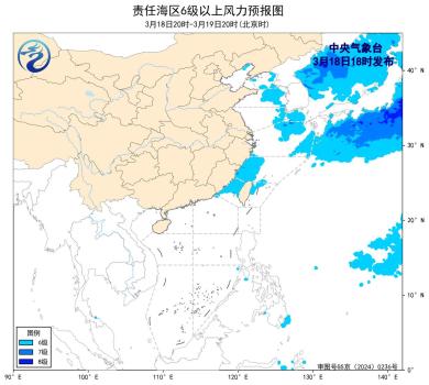 我国近海海域将有5-6级风 未来多日持续影响