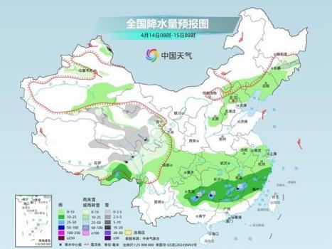 南方大范围降雨持续 北方气温上升 警惕次生灾害
