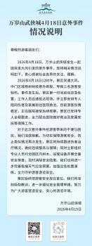 河南一景区树干倒塌多人受伤 突发大风致意外