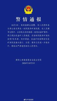 重庆发生盗矿案：7人死亡 21人被抓 降雨引发矿洞涨水溺亡