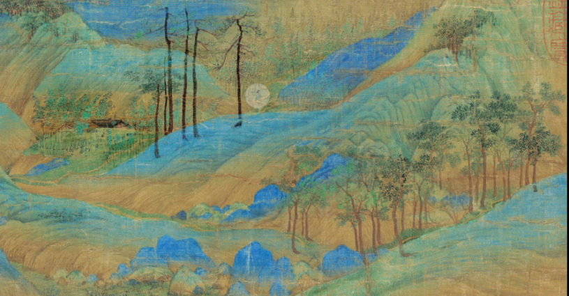 我在《千里江山图》里发现了一个孤独的人