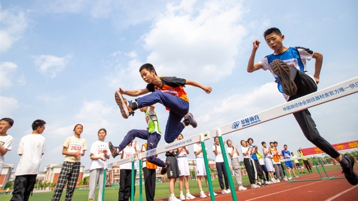 Jiangsu: giochi sportivi per la stagione del diploma